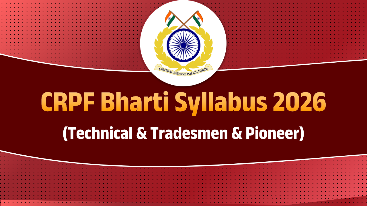 CRPF Constable Syllabus 2026